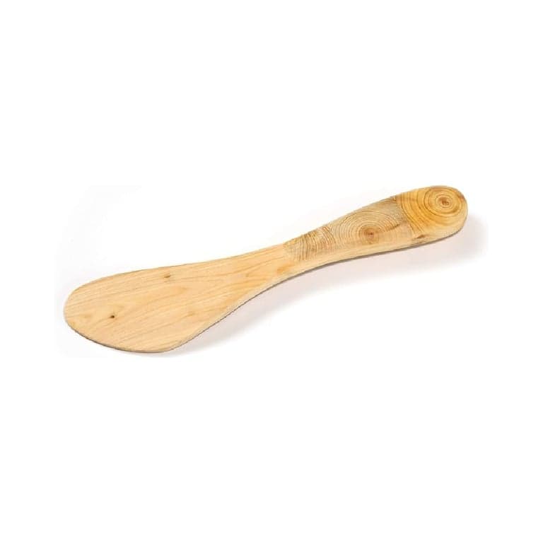 Nordic Art Store Wooden Butter Knife With Mosaic Handle Juniper