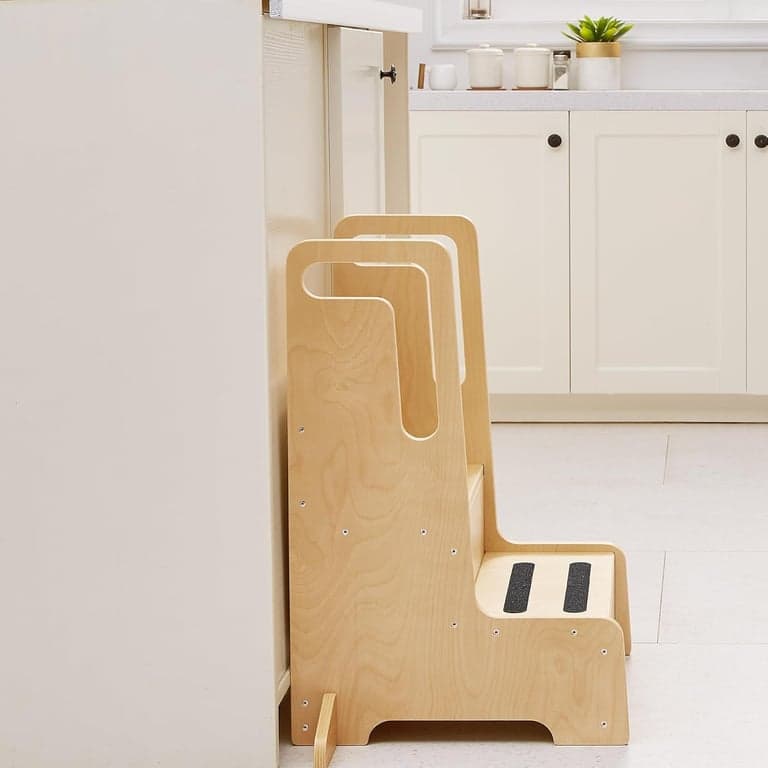 Bateso Large Kids Step Stool With Handles