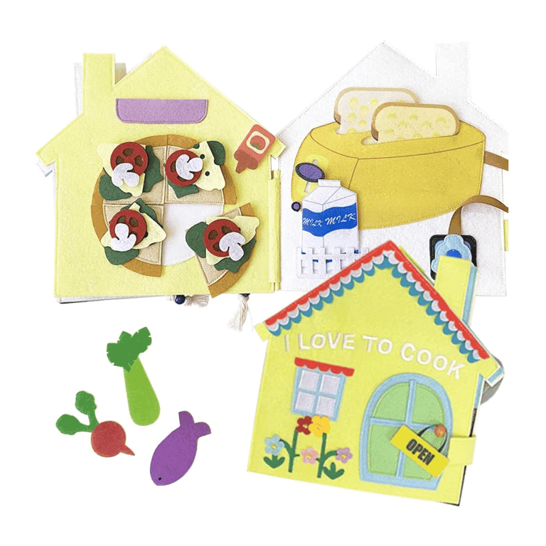 MOVEBO Quiet Busy Book I Love to Cook