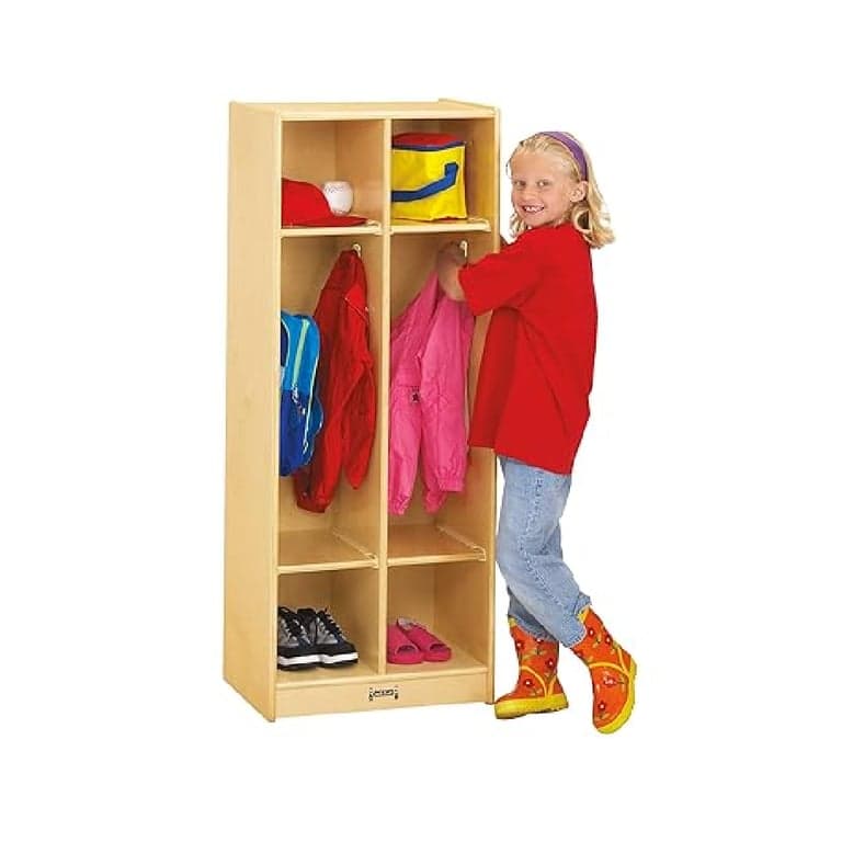 Jonti-Craft 2-Section Coat Locker