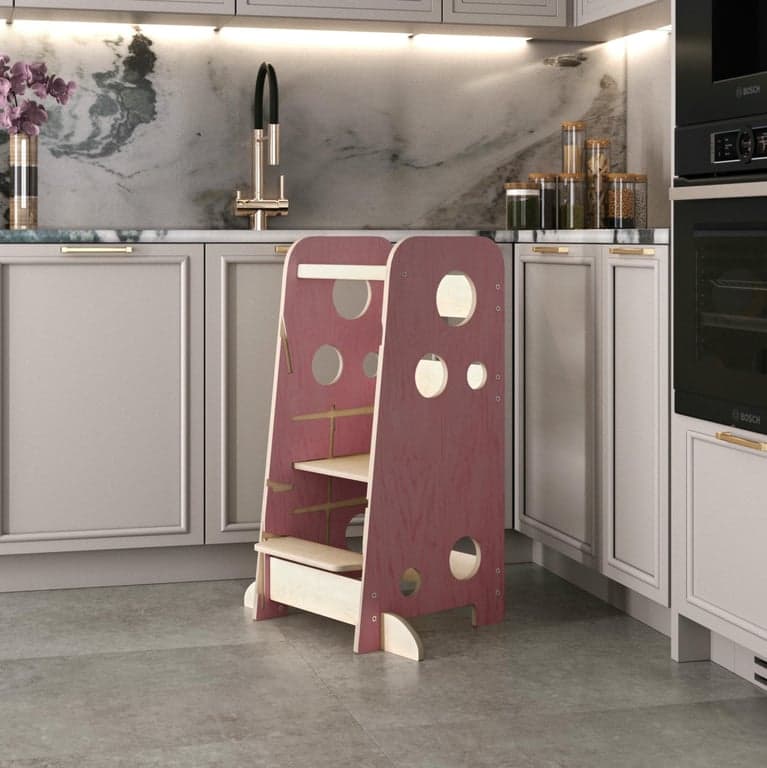 Busy Kids Torre Didattica Evolutiva 3-in-1 XL Rosa
