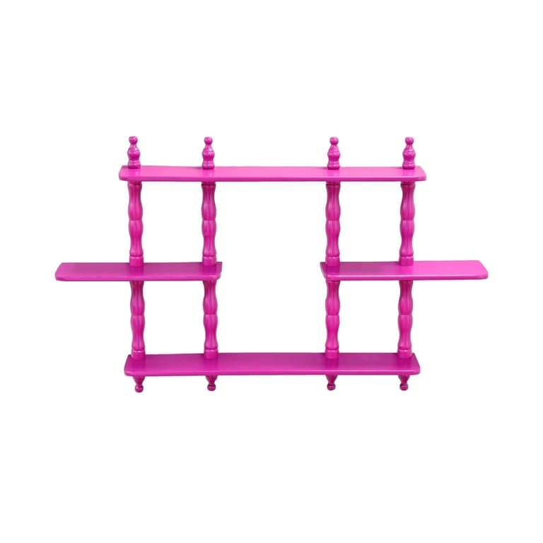 Frenchi Home Furnishing Kid's 3-Tier Wall Shelves Purple