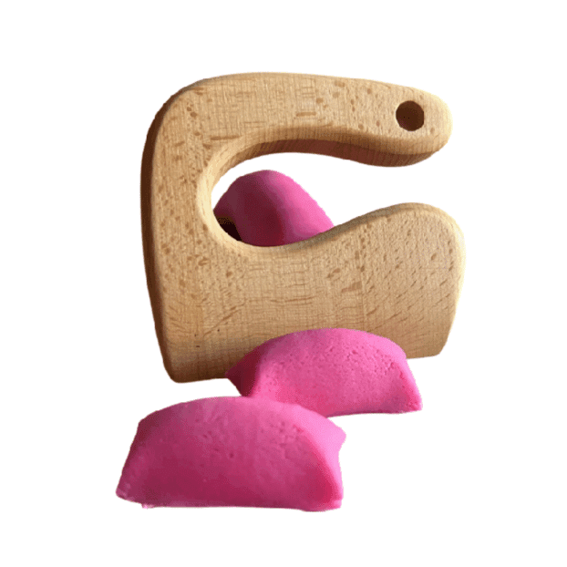 Green Elephant Home and Toys Mini Wooden Cutter