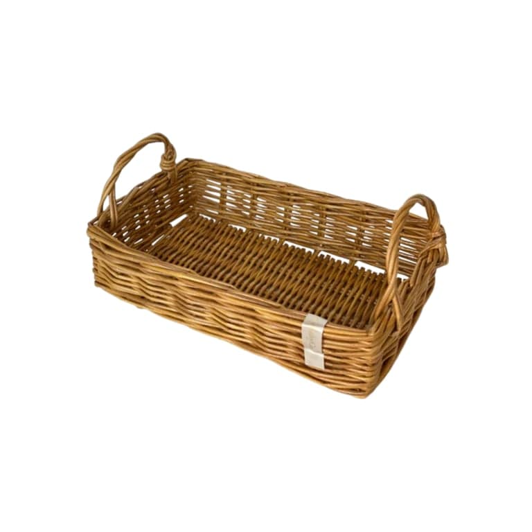 PoppyBabyCo Wicker Toys Storage Basket Light