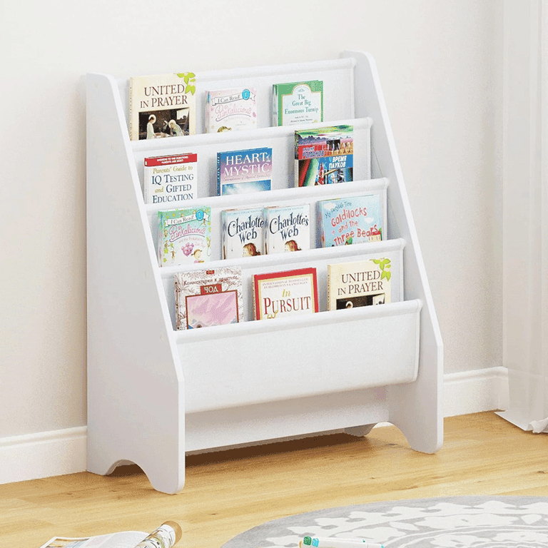 UTEX Front-Facing Bookshelf White