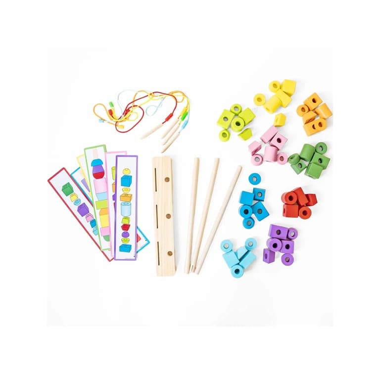 Montessori & Me Stringing Beads