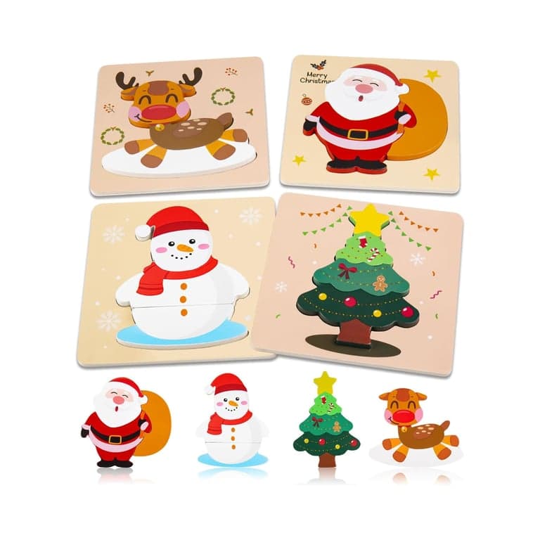 ZILIALAR Christmas Wooden Puzzles
