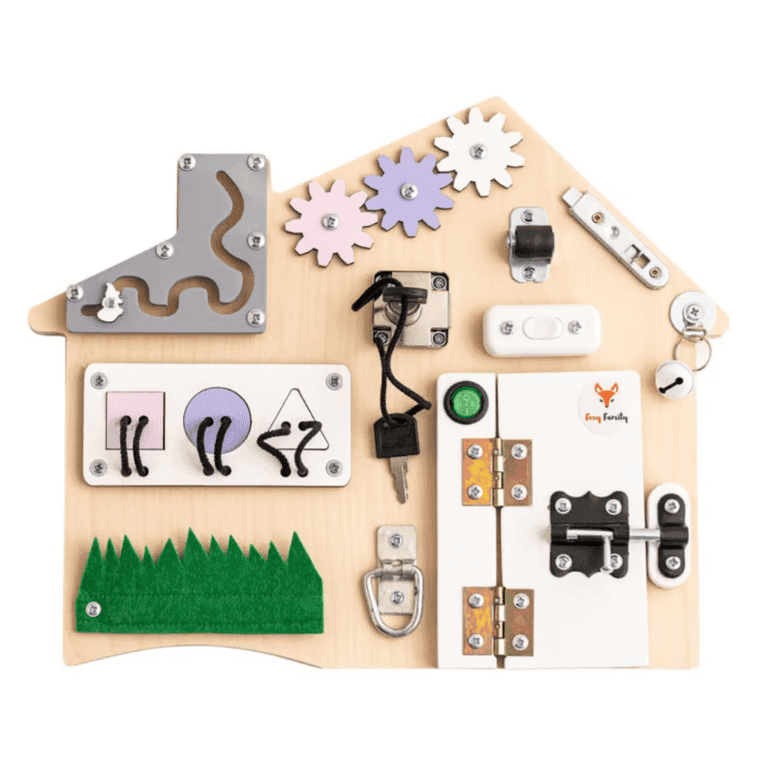 Foxy Family Mini Busy Board Rosa Viola
