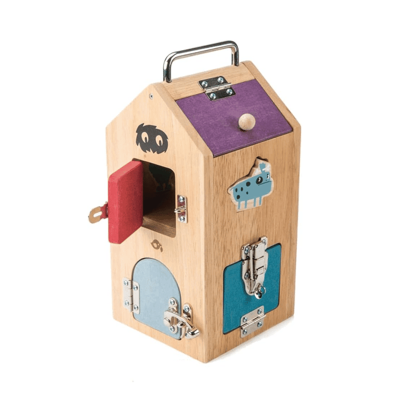 Tender Leaf Toys Wooden Monster Lock Box