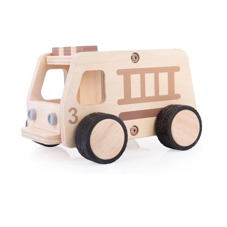 Guidecraft Wooden Fire Truck