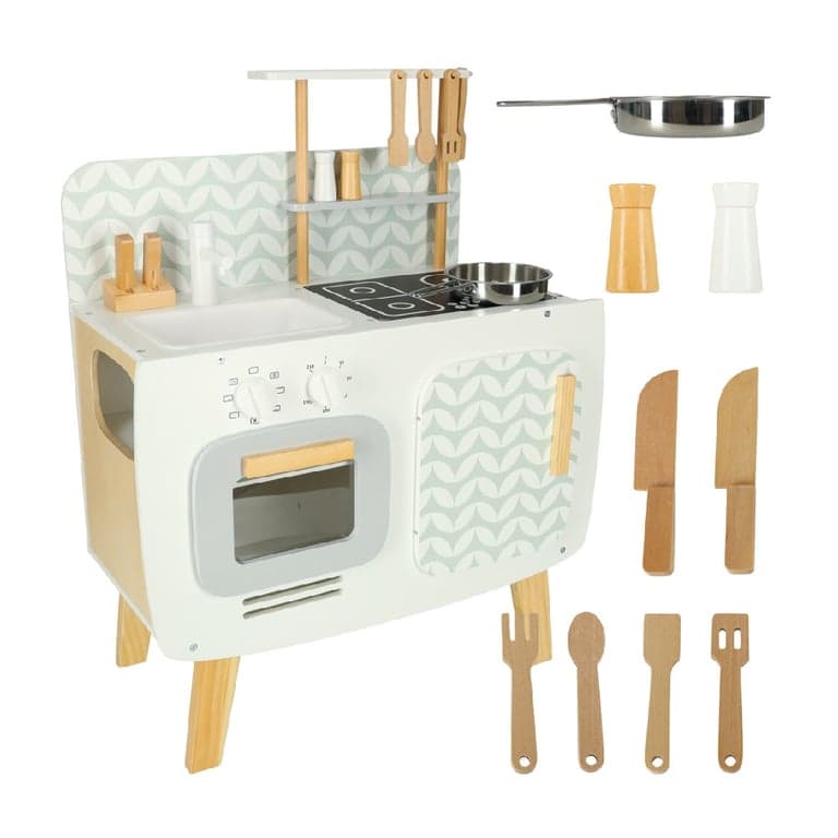 Lulilo Cucina Giocattolo Retrò Con Accessori