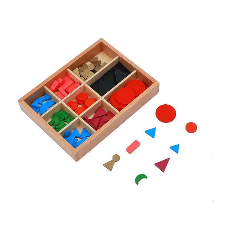 Adena Montessori Basic Wooden Grammar Symbols With Box