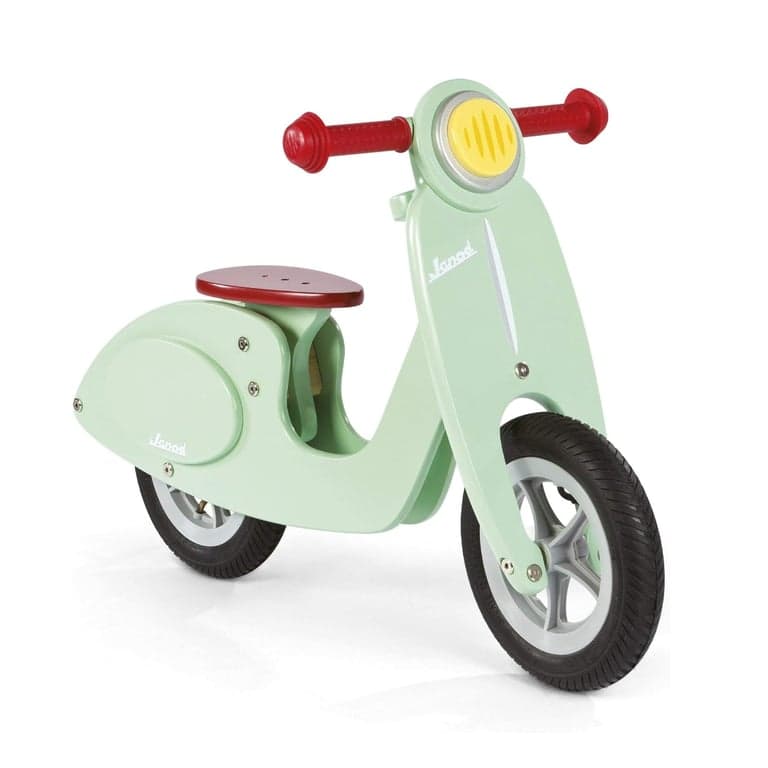 Janod 2-Wheels Scooter Balance Bike Green