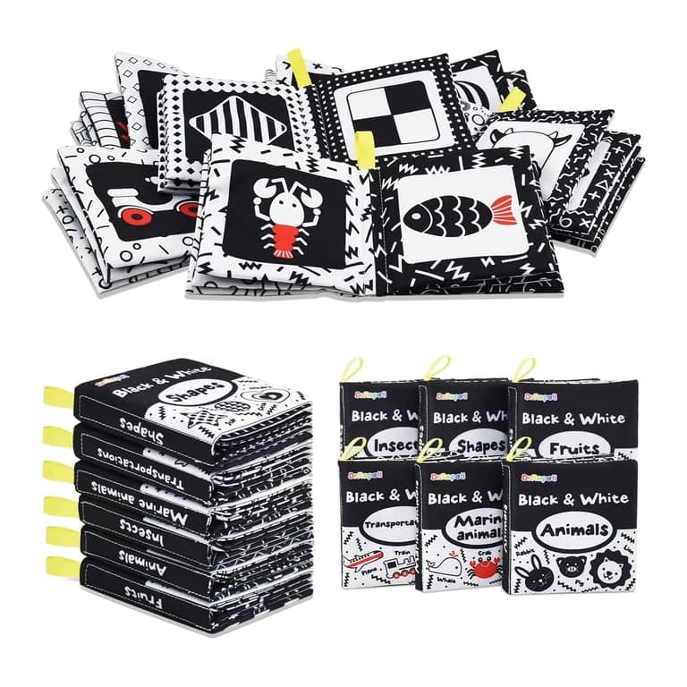 Dr. Rapeti Cloth Book Black and White