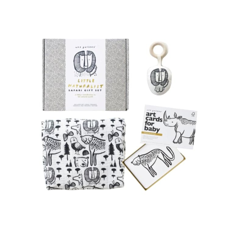 Wee Gallery Newborn Baby Gift Set Safari