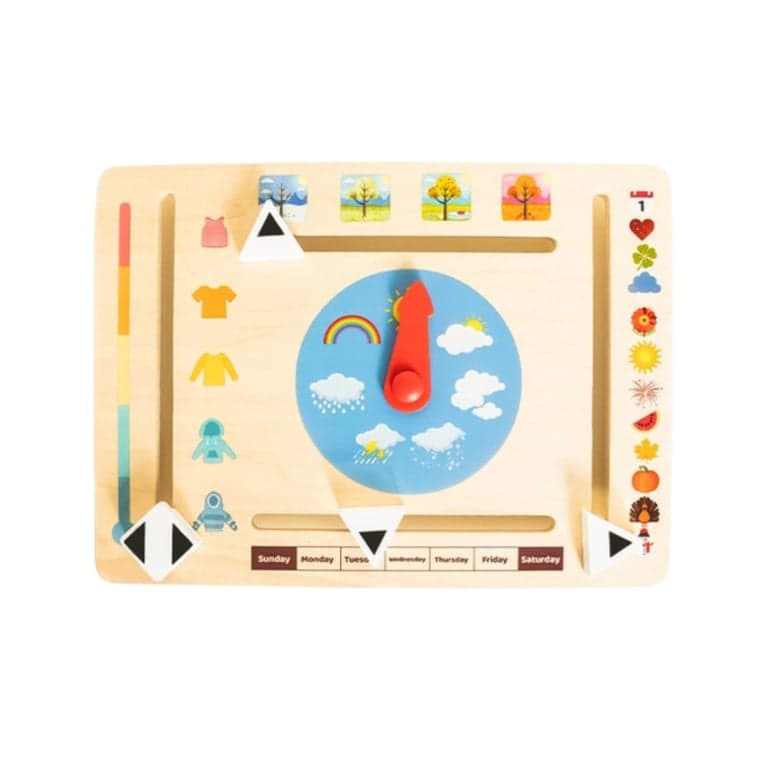 Montessori & Me Wooden Weather Board