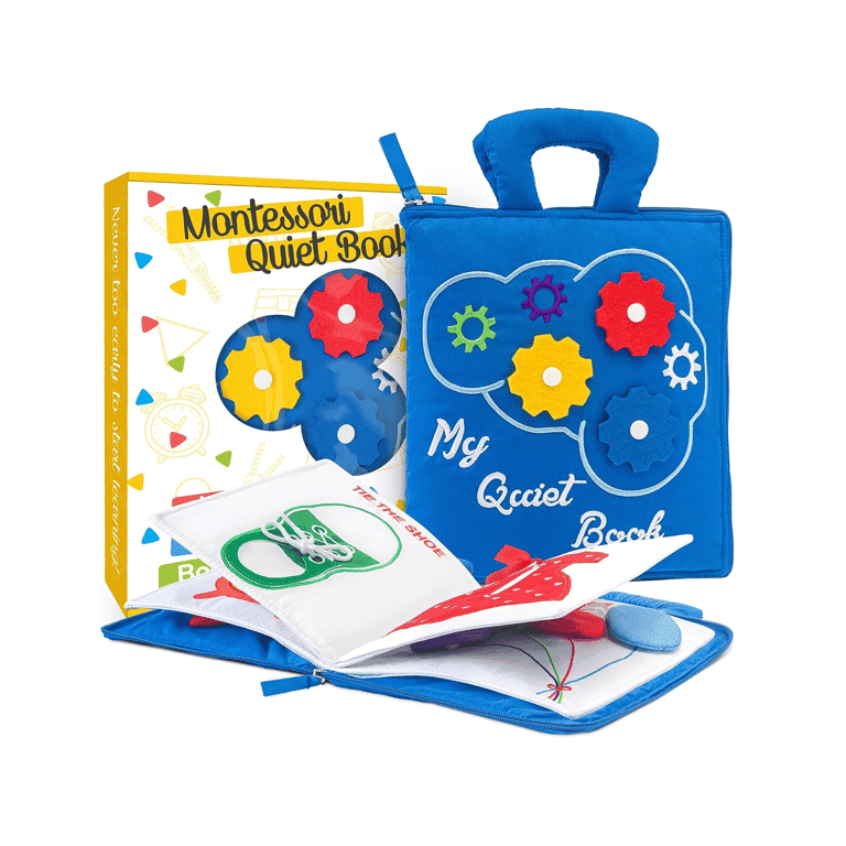 deMoca Quiet Book Blue