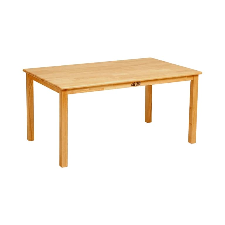 ECR4Kids 24 x 48 Inches Rectangular Hardwood Table With 22 Inches Legs Tan
