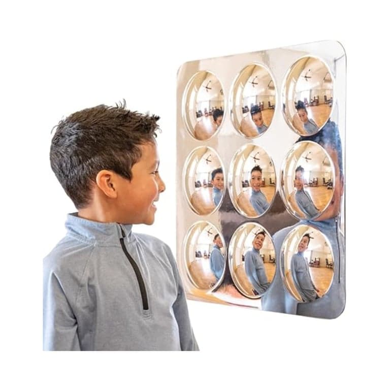 SPARK & WOW Sensory Wall Mirror Large 9 Bubbles