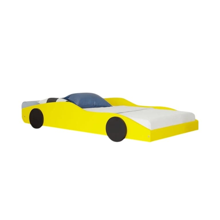 Benlemi Letto Auto Drifty Giallo Nero 160 x 80