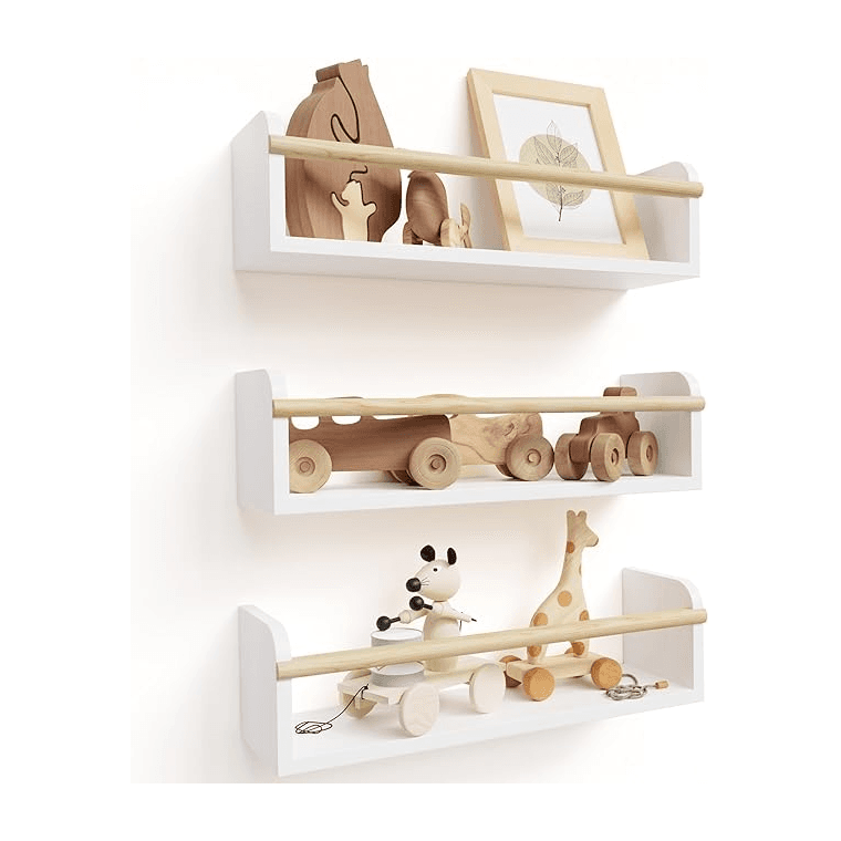 ZICOTO Set of 3 Floating Bookshelves