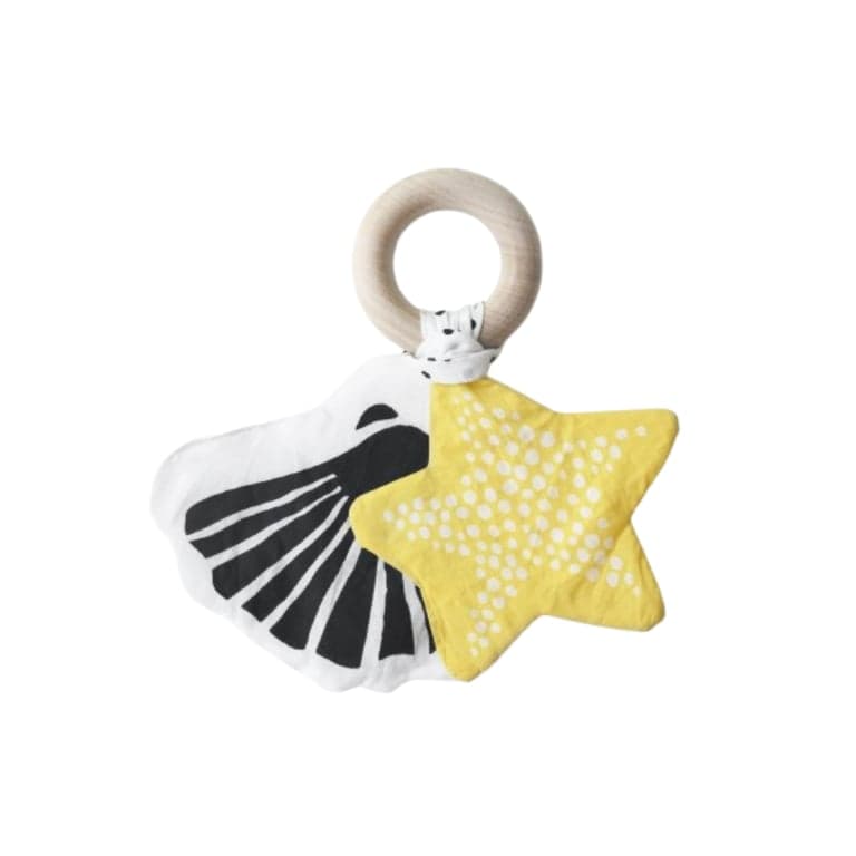 Wee Gallery Crinkle Teether Starfish