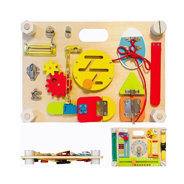 Smartwo Lap Busy Board Yellow
