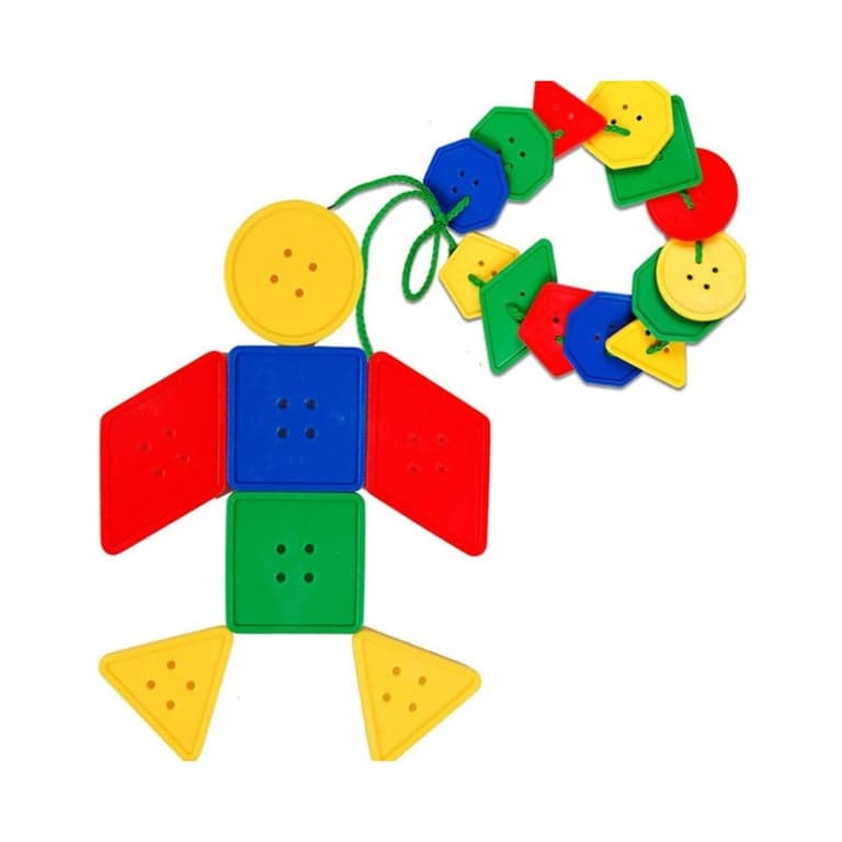 STUDY Big Buttons Threading Toy