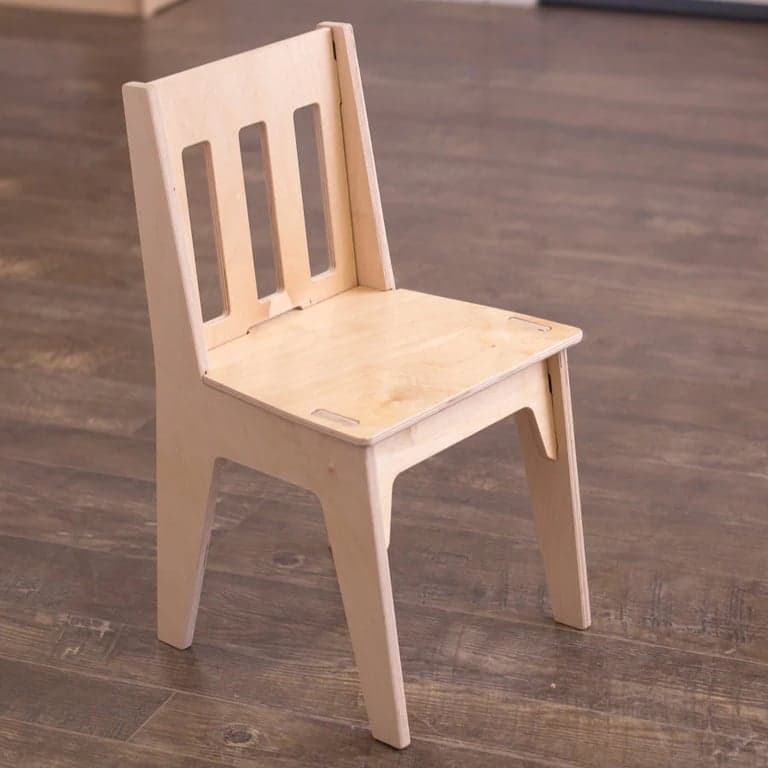 Sprout Kids Montessori School Kids Chair Birch