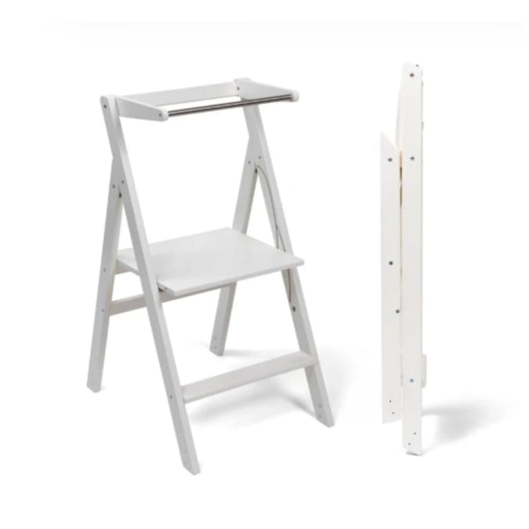 Ette Tete Torre per Bambini Pieghevole Step N Fold Bianca