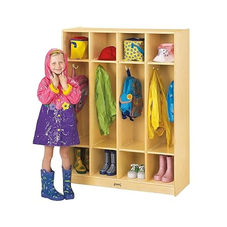 Jonti-Craft 4-Section Coat Locker
