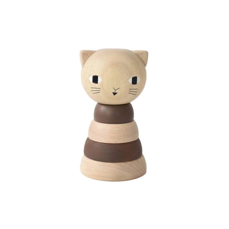 Wee Gallery Wood Stacker Cat