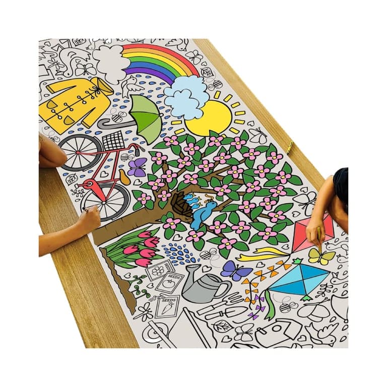 Tiny Expressions Giant Activity Poster Spring