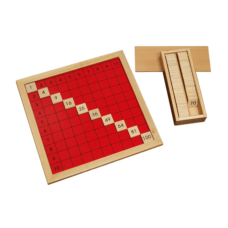 Kid Advance Montessori Pythagoras Board