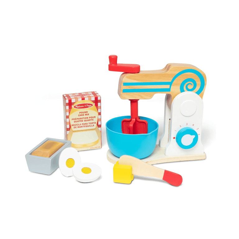Melissa & Doug Baking Set Toys Make-a-Cake Mixer