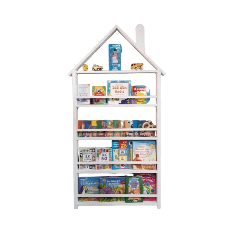 Customizable Wooden Products Wooden Wall Bookshelf White