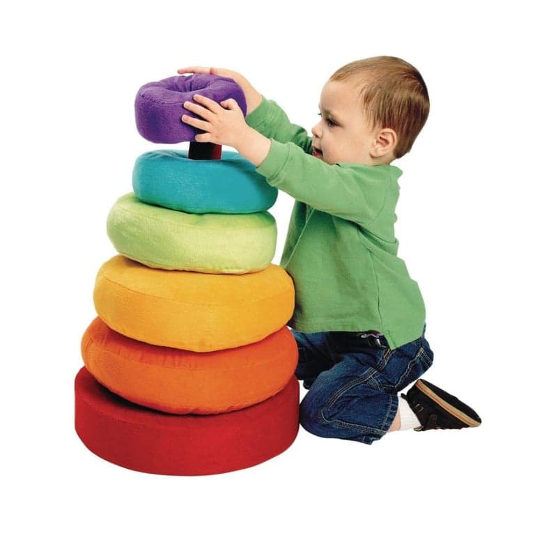 Excellerations Plush Stacker Rainbow Rings