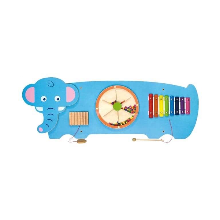 SPARK & WOW Elephant Sensory Activity Wall Busy Board