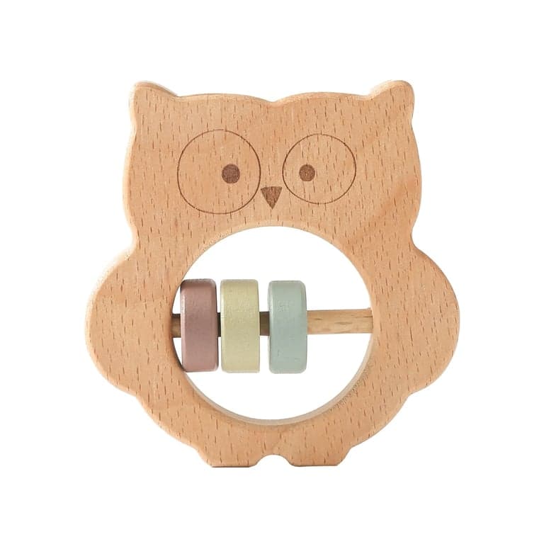Wonder Space Baby Rattle Owl