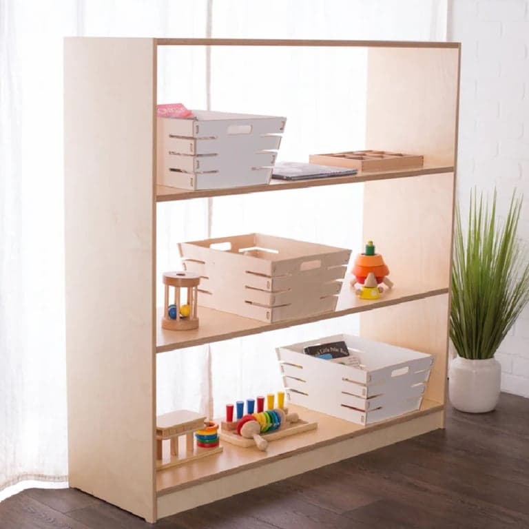 Sprout Kids Montessori School Open Back Shelving 48H 30W 11.5D