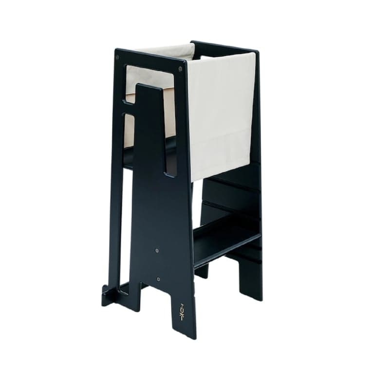 Tuki® Set iniziale torre di apprendimento nera, telo color sabbia