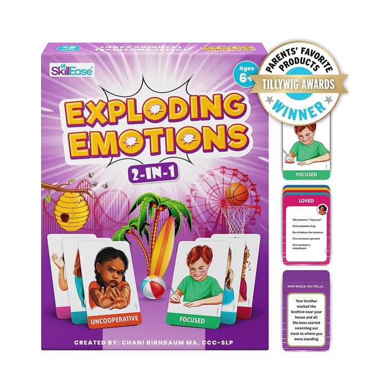 SkillEase Exploding Emotions Flashcards and Game