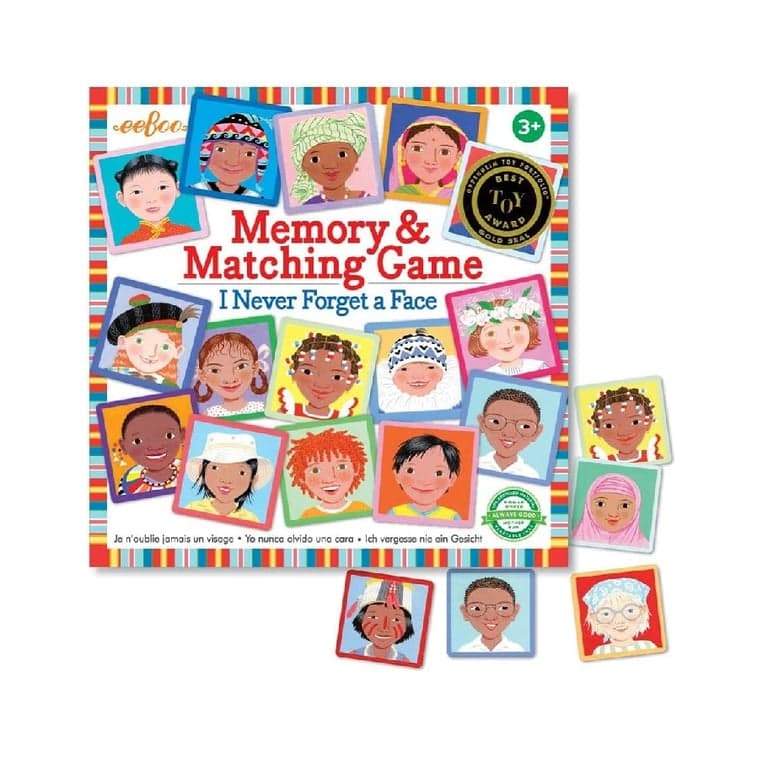eeBoo Memory & Matching Game I Never Forget A Face
