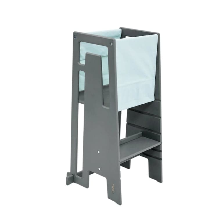 Tuki® Set iniziale Torre di apprendimento, vernice grigia, tessuto Ghiacciaio
