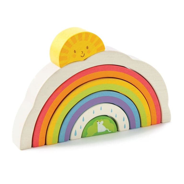 Tender Leaf Rainbow Tunnel Stacking Toys