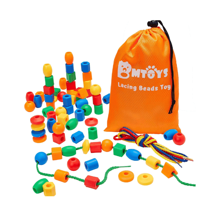 BMTOYS Threading Beads 70 Pieces