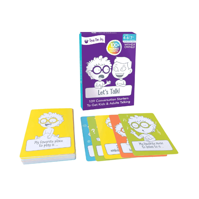 Open The Joy Conversation Cards Let's Talk