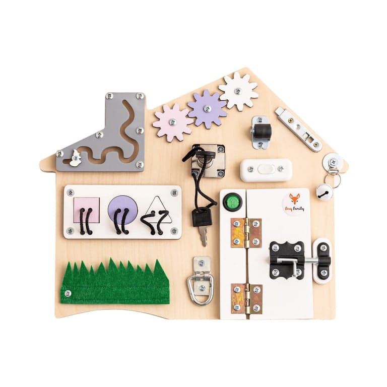 Foxy Family Mini Busy Board Rosa Viola