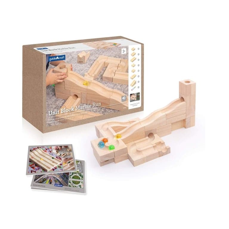 Guidecraft Unit Block Marble Run