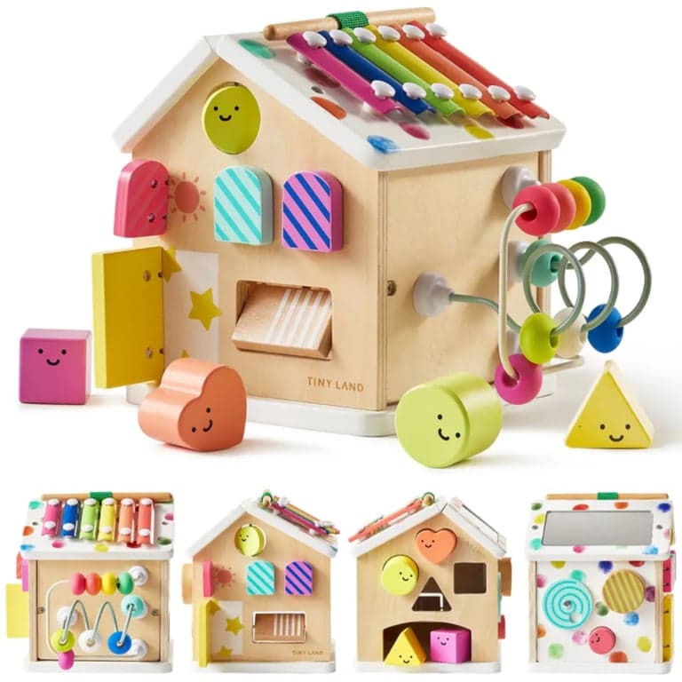 Tiny Land Cottage Activity Cube Rainbow